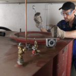 Heating oil tank cleaning