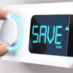 Thermostat saving energy